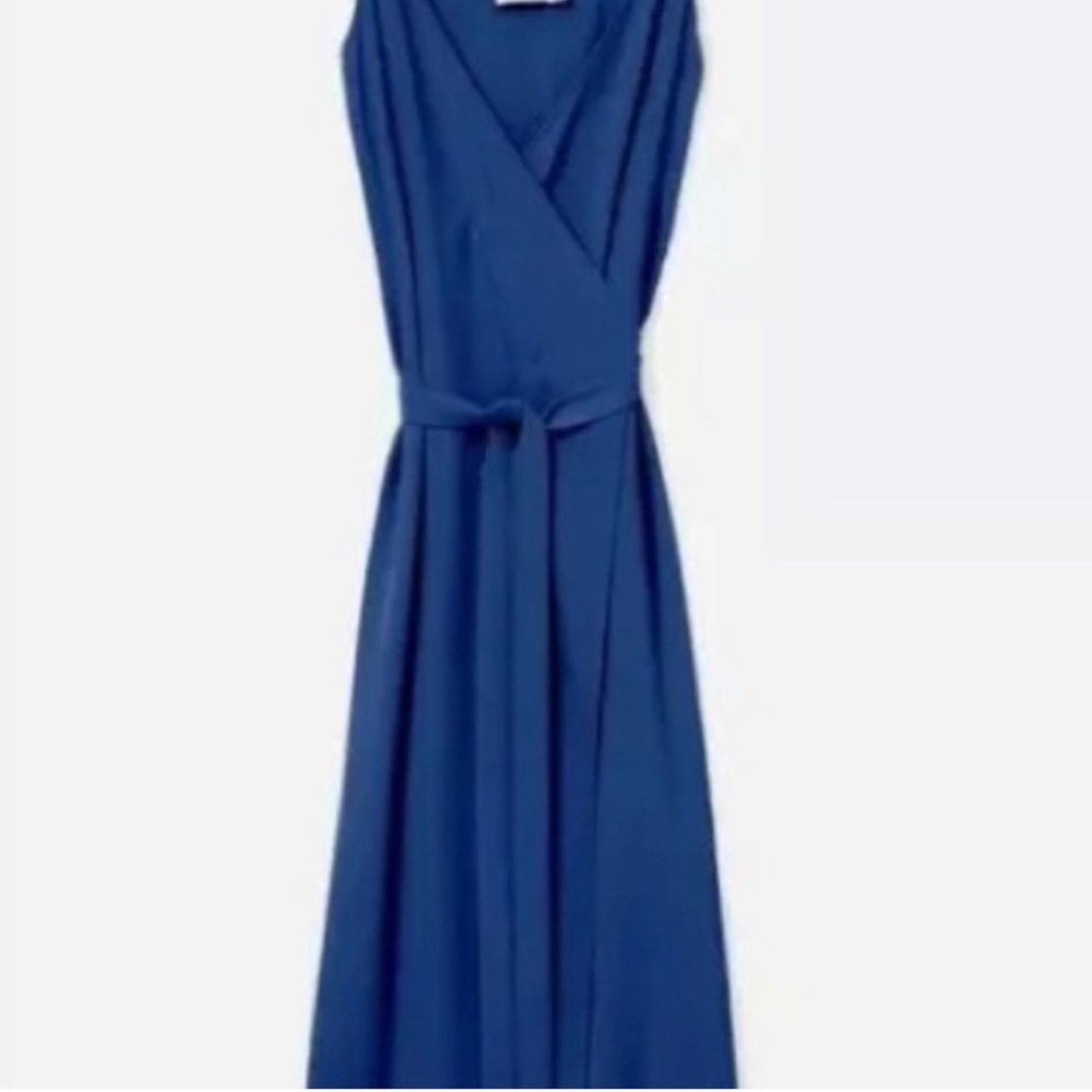 Everlane the Japanese Go Weave Tank Wrap dress